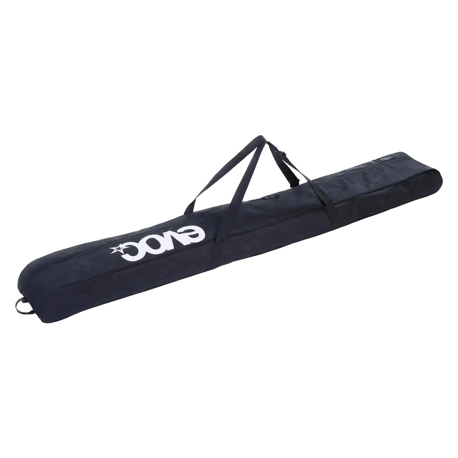 EVOC SKI Bag Ski Bag, (Wide-Opening Cross-Country, Compression Straps to Adjust the Pack Volume, Removable Shoulder Strap, S/M), Black