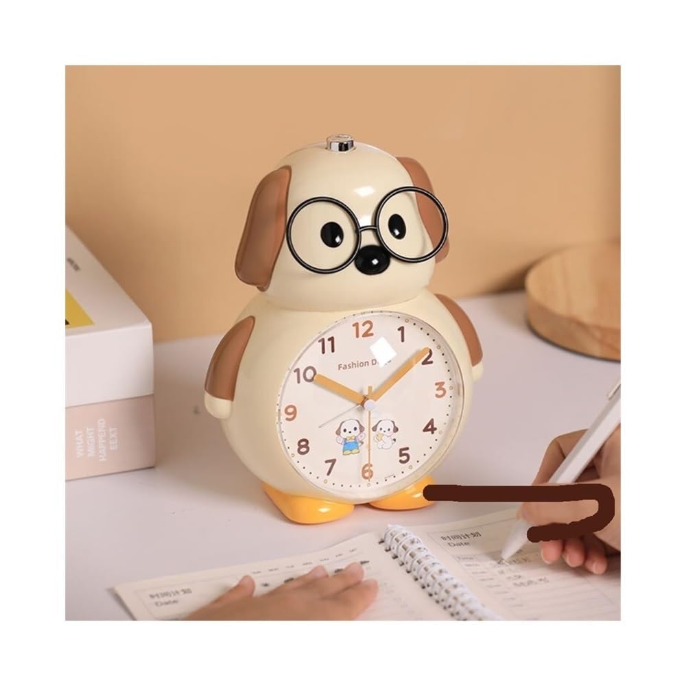 Reloj, Despertador Estudiante Especial Despertador Artefacto Niños Niñas Reloj De Dibujos Animados Reloj Inteligente,Despertador(Pink)