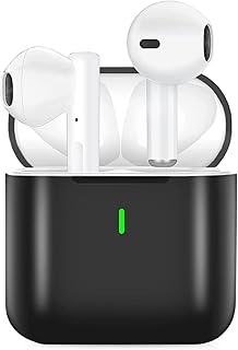 True Wireless Earbuds Bluetooth 5.1 Headphones,Noise Cancellation Headsets,30H Playtime Pop-ups Auto Pairing in-Ear Hi-Fi Stereo Sound Mic IPX7 Waterproof Headset for iPhone/Samsung/Android/PC Black