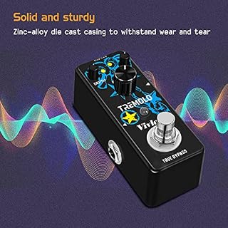 Vivlex LEF-327 Pédale Classique Optique Mini Analogique Trelicopter Guitare Effets Pédale avec True Bypass Switch, Full… - Les Beatles, Paul McCartney, John Lennon, RIngo Starr, George Harrison Vivlex LEF-327 Pédale Classique Optique Mini Analogique Trelicopter Guitare Effets Pédale avec True Bypass Switch, Full… – Image 3
