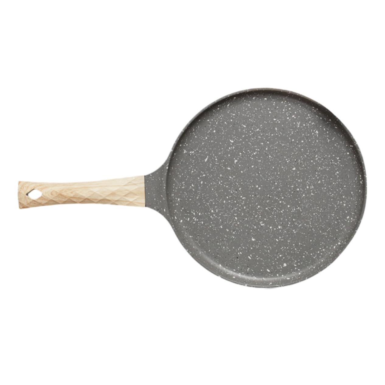 Poêle à œufs antiadhésive et crêpière déjeuner avec poignée ergonomique
