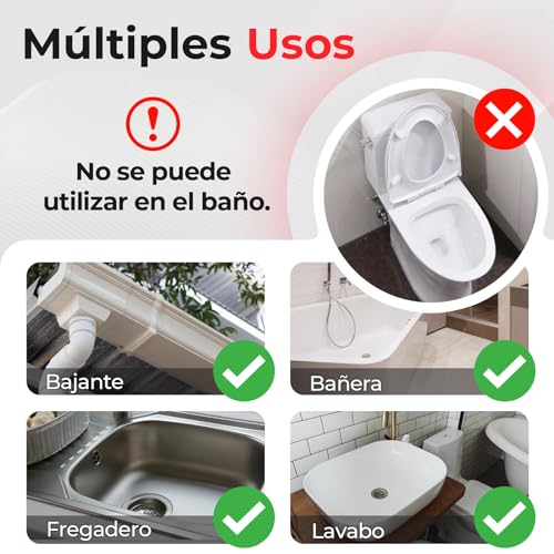 Limpiadores Para Baño, Tools destapar caños Marca KIOVINO (3)