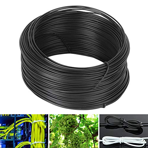 Fil de fer galvanisé 100M multi-fonction jardin plante attache de fil de calibre 24 AWG sans bavure Flexible pour artisanat fabrication de bijoux perles florales - Image 7