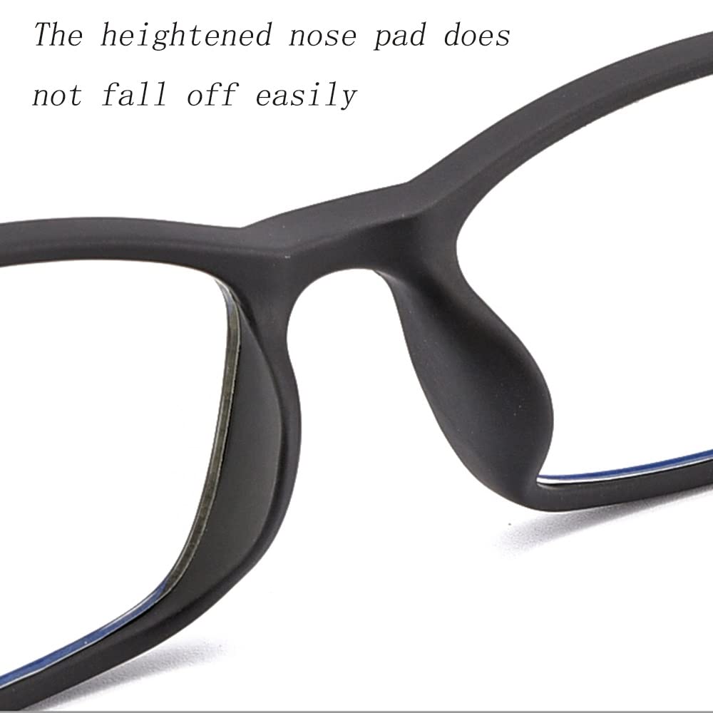 FREAZE Occhiali da lettura ultra leggeri TR occhiali da lettura eleganti e semplici da computer, montatura agli ioni negativa, anti-stanchezza, per uomo e donna + 2.0 (colore: blu, dimensioni: 1,0X)