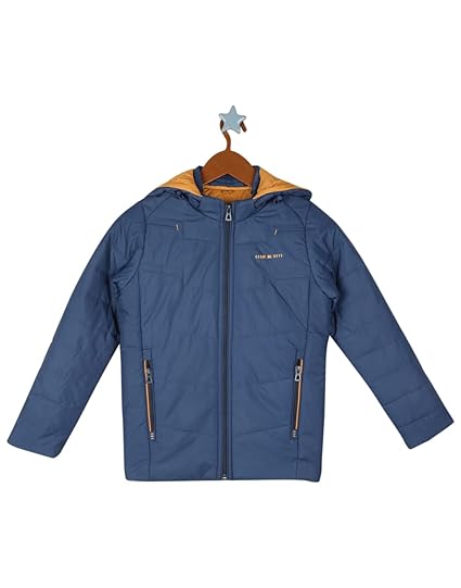 Monte Carlo Boys Blue Polyester Solid Jacket 521053042-1