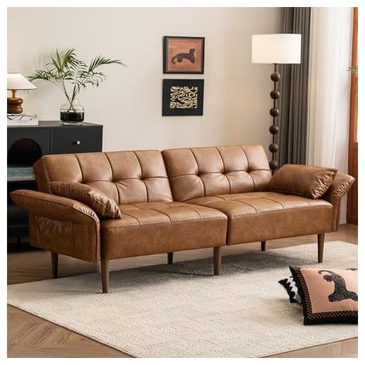 HALLYBEE 85” Convertible Futon Sofa Bed