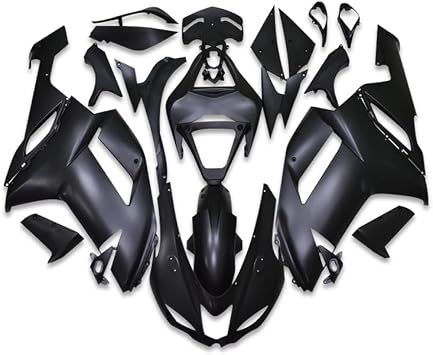 Matte Black Motorcycle Fairings Kit for 2007 2008 Kawasaki Ninja ZX6R 636 ZX 600P Injection Mold ABS Plastic Bodywork Fairings a016