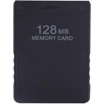 Game Memory Card Gaming Archived SD Card High Speed Data Read/Write Plug and Play Compatible with PS2 128 MB