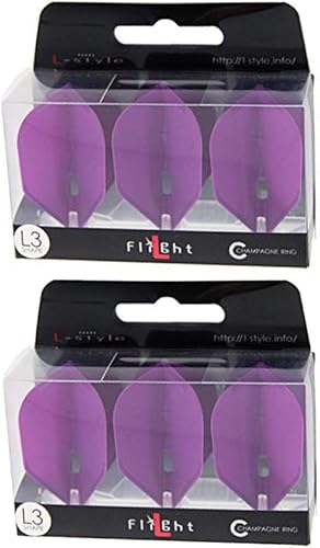 Vista 14 de Vuelos de dardos - Forma L3 Modelos PRO, KAMI y EZ Compatible con punta suave y dardos de punta de acero