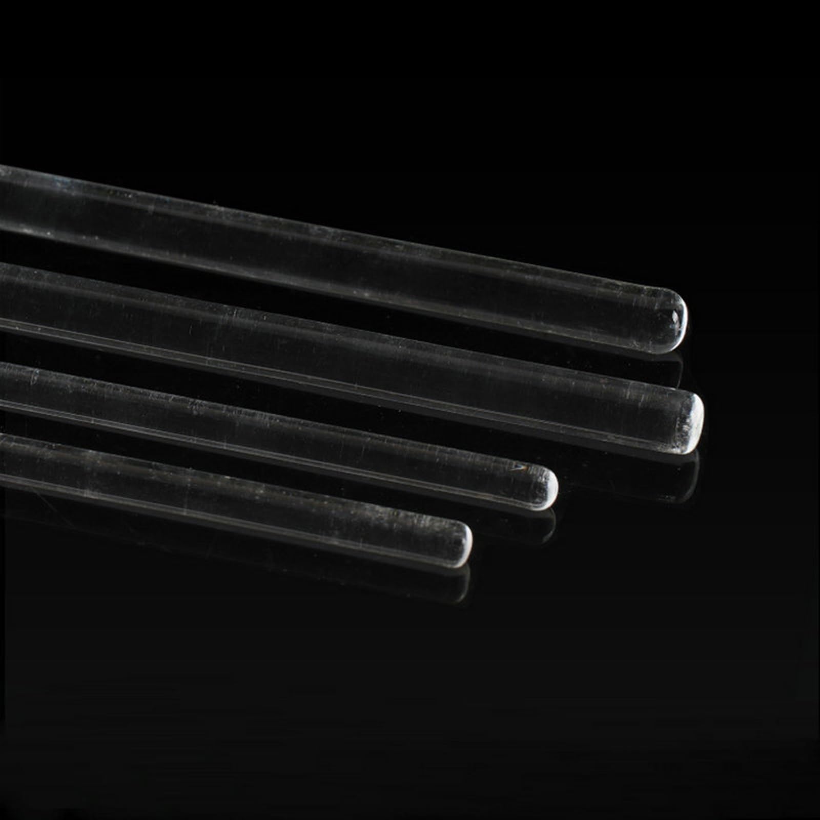 Asta di agitazione in vetro borosilicato | 0,3/0,4 x 8/12 pollici, 6 pezzi, Laboratorio e cucina: miscelazione(0.4x12inch)