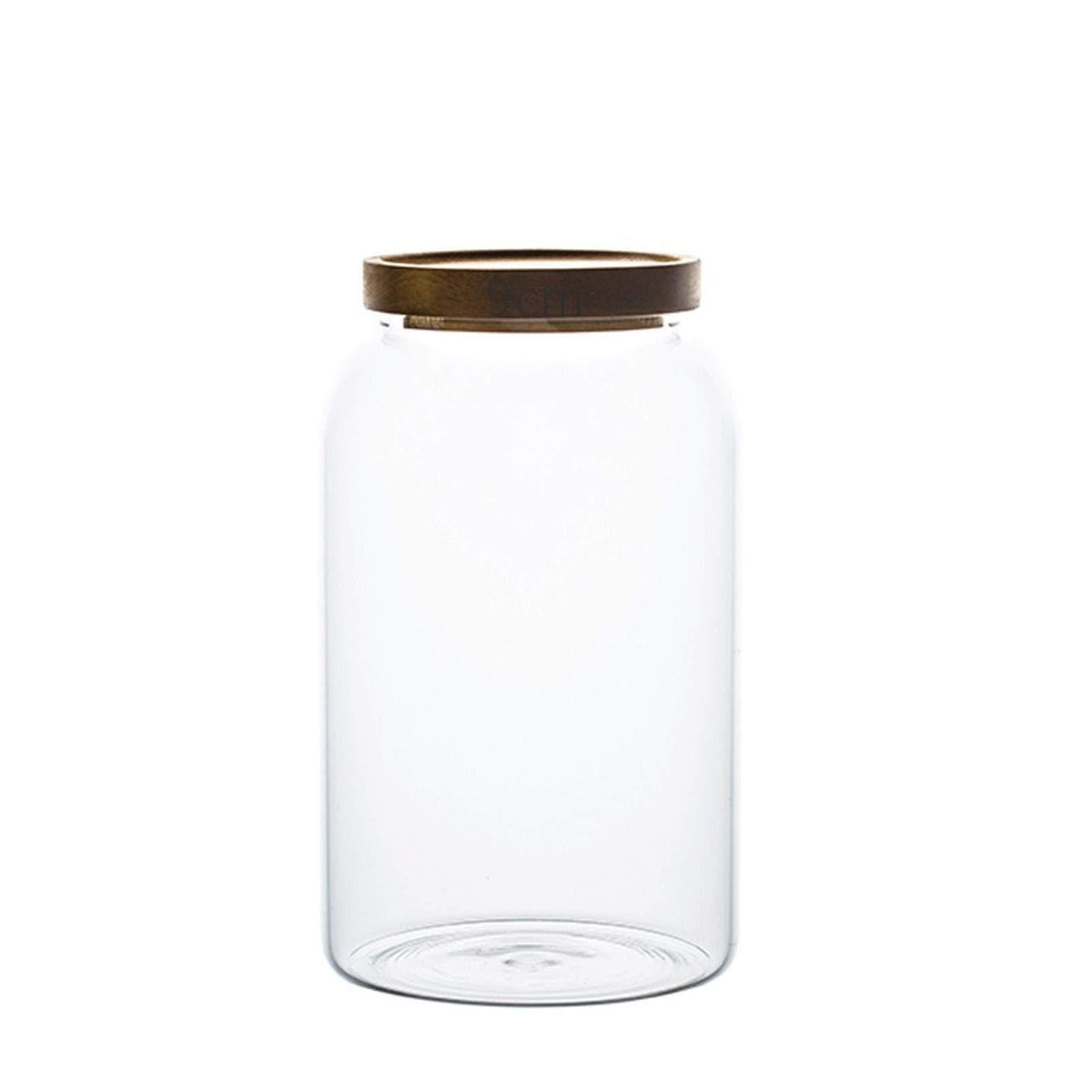 Botes para Alimentos Tarro de Cristal de Almacenamiento, con el Sello hermético de la Tapa, Juego de 3, Grano de café y Cocina envase de alimento Botes Herméticos
