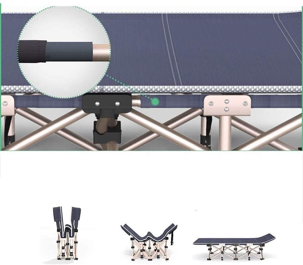 Lettino prendisole Patio Sedie reclinabili Lettino portatile Letto singolo pieghevole Letto da campeggio esterno Sedia da pranzo semplice Letto da ufficio Siesta Letto di accompagnamento Adulto, car