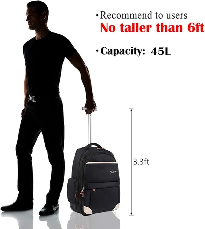 hollyhome rolling backpack