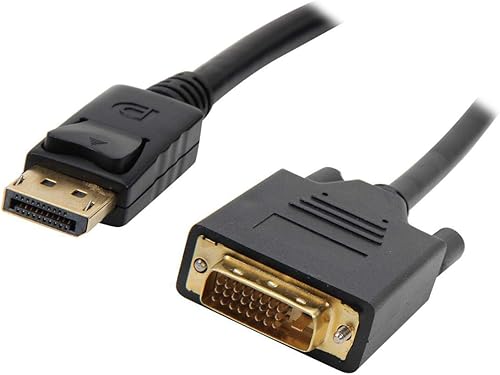 Kaybles DP-DVI-10 pies Cable DisplayPort a DVI de 10 pies, puerto de pantalla (DP) a DVI-D macho a macho, cable adaptador 1080P compatible con PC,