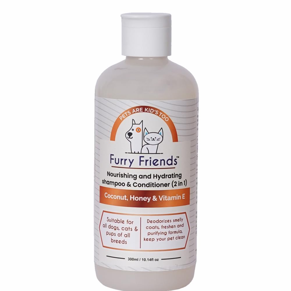 See full amazon price history chart for Furry Friends Nourishing & Hydrating Shampoo and Conditioner (2 in 1) - Hair Shedding - Nourishes Fur - moisturizes Coat - Sulfate, Paraben & Silicone Free - 300ml / 10.14 fl oz Furry Friends Nourishing & Hydrating Shampoo and Conditioner (2 in 1) - Hair Shedding - Nourishes Fur - moisturizes Coat - Sulfate, Paraben & Silicone Free - 300ml / 10.14 fl oz (B0CWHG1NV5) Amazon Price History, Amazon Price Tracker