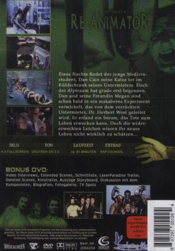 Re-Animator - Metal-Pack [Alemania] [DVD]