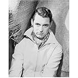 Cary Grant 8x10 Photo North by Northwest Bringing Up Baby Notorious His Girl Friday B&W Very Young Zipper Jacket & Ascot kn