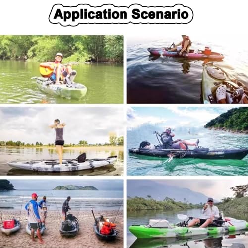 KJZQLMZ Kayak Pedal Drive Motor, Pedal Power Unit, Kayak Pedal Power, Fishing Boat Propulsion, Enhanced Water Exploration, Pedal Drive Propulsion