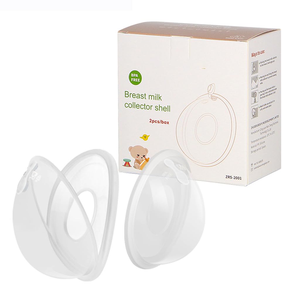 SNOWIE SOFT 2-Pack Reusable Nipple Caps For Breastfeeding Mothers 3.2cm Food Grade Silicone & PP Material, Leak-Proof Breast Milk Collector Shell, Convenient-image-16