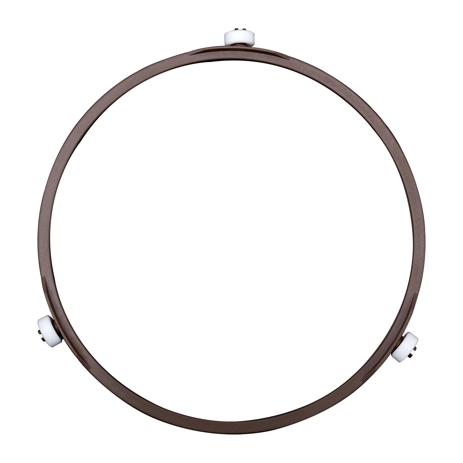 Anello di Ricambio Piatto Girevole per Microonde, 18,9 cm Anello Interno Rotante Plastica Resistente con Rulli da 14 mm Supporto Universale per Vassoio in Vetro