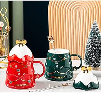 Ceramic christmas tree mug Clearance