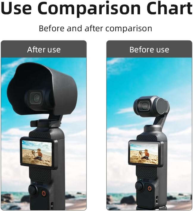 Miniatura 5 de Parasol para parasol para DJI OSMO Pocket 3 Anti-Glare Protector Accesorios