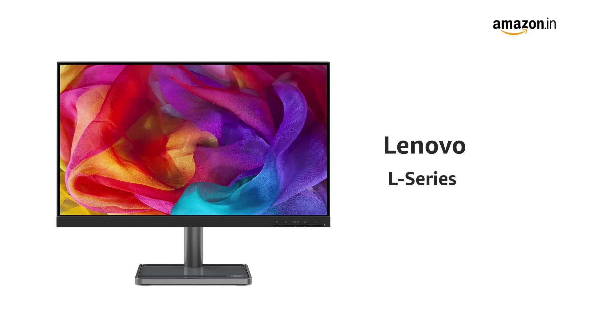 Lenovo L-Series 60.45 cm (24 inch) FHD IPS Ultraslim Monitor
