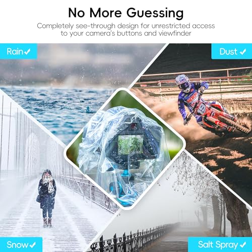 image for DSLR Camera Rain Cover JJC Rain Coat Sleeve Protector for Canon Nikon 