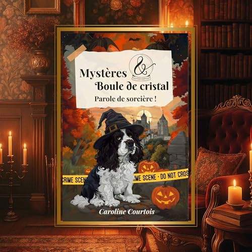 Page de couverture de Ma dernière lecture au coin du feu - MYSTERES & BOULE DE CRISTAL : PAROLE DE SORCIÈRE de Caroline Courtois (2024)