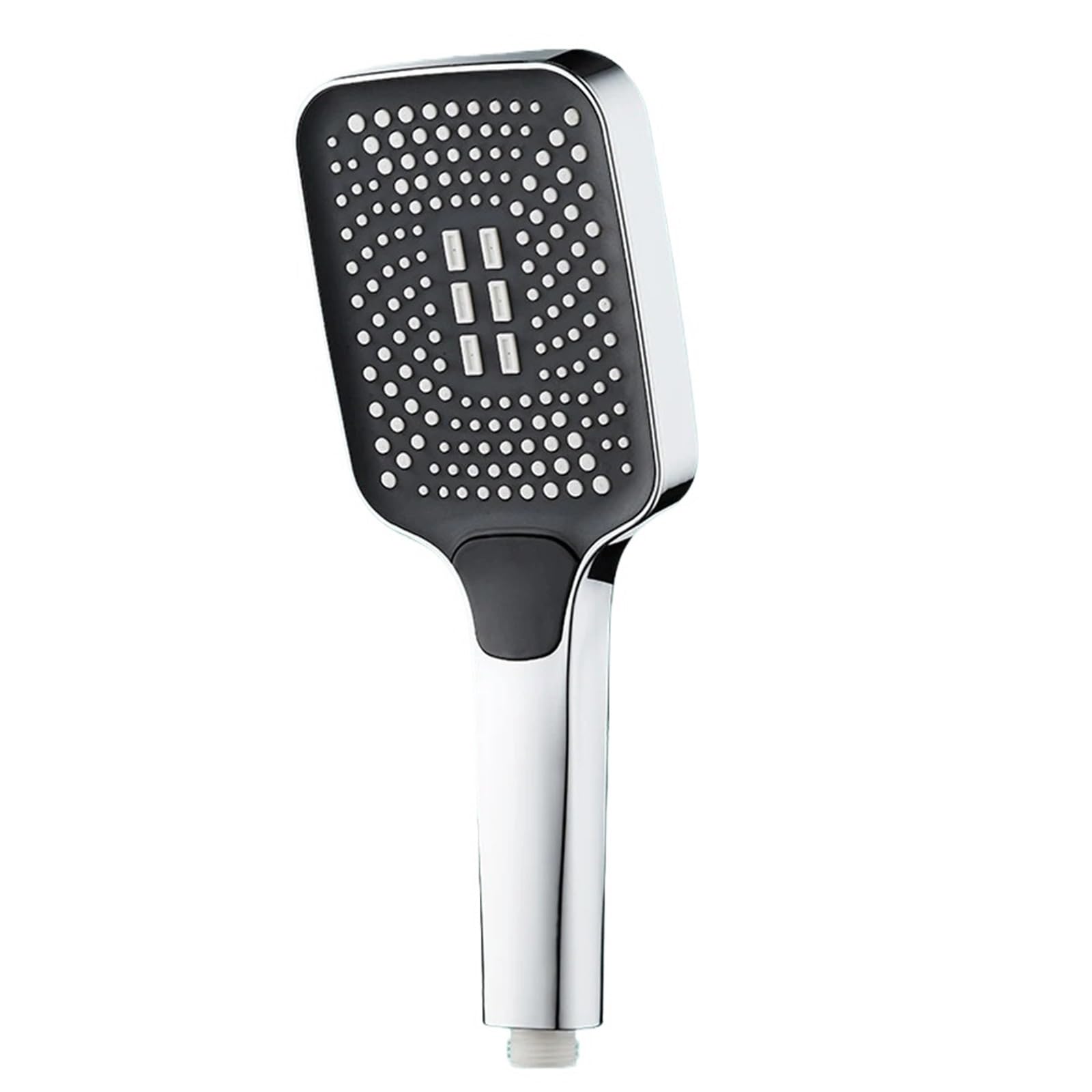 Shower Head Shower Head 4 Mode Adjustable Rainfall Large Flow Showerhead High Pressure Water Saving Mixer Bathroom Accessories(Silver)