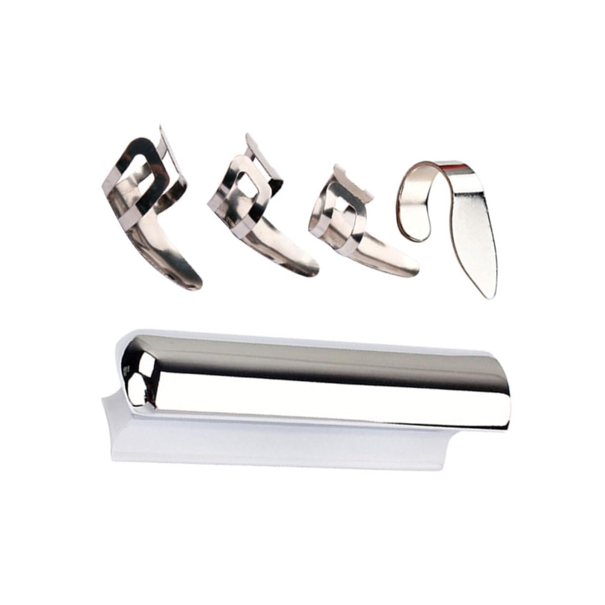 Holibanna 1Set Metal Guitar Slide Stick Durable Firm Guitar Slide Bar for Acoustic Electric Guitars Enhance Tone Sound Clarity Easy to Use Guitar Accessories