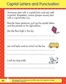 First Grade Big Workbook Ages 6 - 7: 220+ Activities, Phonics, Spelling, Reading, Language Arts, Math, Space, Measurement and Time (Gold Stars Series)
