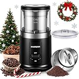 SHARDOR Kaffeemühle Elektrisch, 75g Füllmenge Gewürzmühle mit abnehmbarer Edelstahlschüssel, Coffee Grinder Für Kaffeebohnen, GewüRzen, Getreide, NüSsen Verwendet Werden