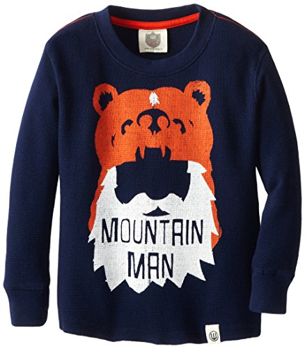 Wes & Willy Little Boys' Mountain Man Thermal, PS Navy, 4