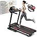 Sportstech F31 Profi Laufband mit innovativer Selbst-Schmier-Funktion & App Steuerung für Smartphone MP3 AUX Bluetooth 4PS 16km/h - klappbar und kompakt verstaubar