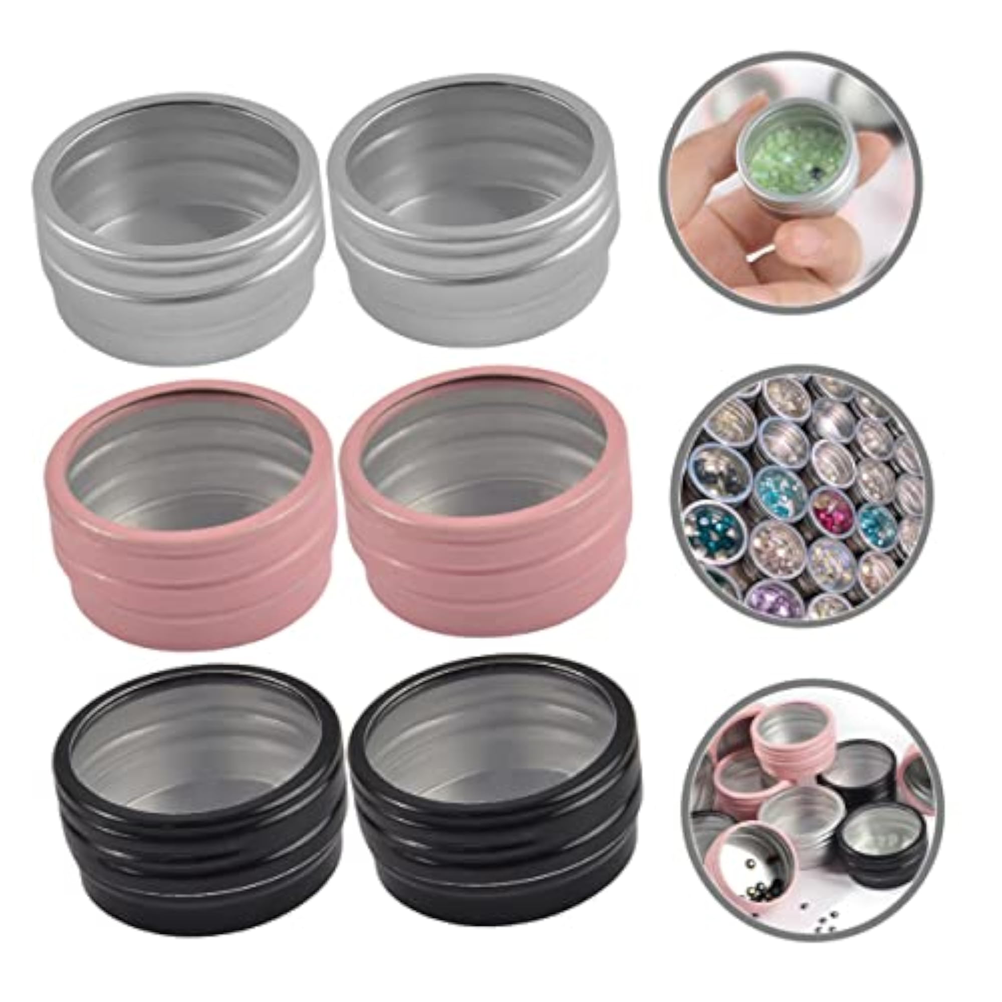 12pcs Small Bead Organizer Storage Boxes for Nail Charms
