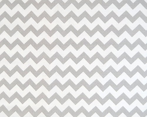 Sheetworld Fitted 100% Cotton Percale Pack N Play Sheet Fits Graco Square Play Yard 36 X 36, Grey Chevron Zigzag, Made In Usa #TOP1