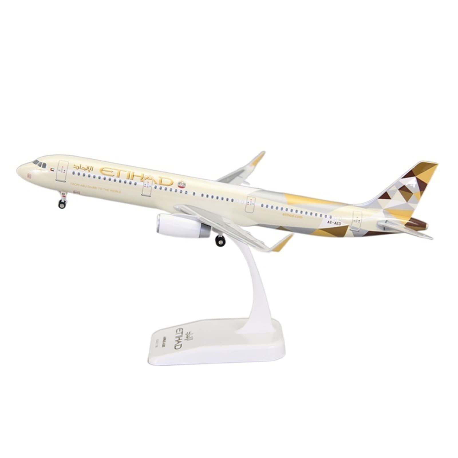 Modelo de avión Etihad Airways A321 ideal como regalo para aficionados al hobby 8