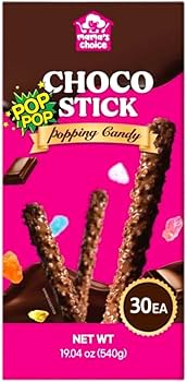 Amazon | Mamas Choice ポッピングキャンディー チョコスティック 30本 Amazon | Mamas Choice ポッピングキャンディー チョコスティック 30本