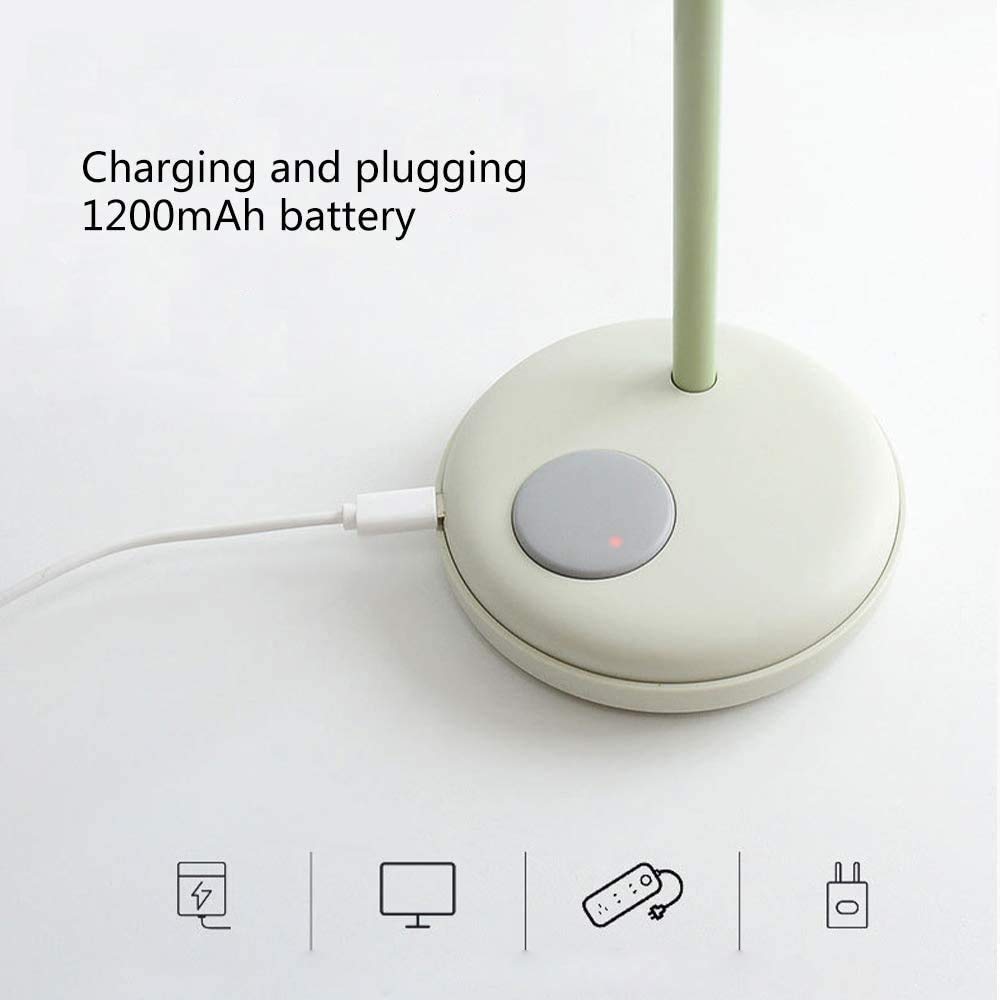 EBYPHAN LED Luce USB Dimmerabile, Lampada USB per PC Portatile, Lampada LED USB per Tastiera Computer, Collo D'Oca Flessibile, luminosità a 3 Livelli
