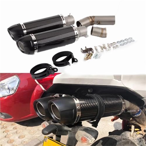 Tuyau d'échappement milieu pour Ducati 848 EVO 1098 1198 S R