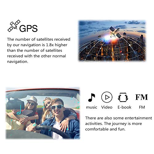 image for AWESAFE GPS Navigation 7 Inch with Reverse Camera Bluetooth Calling Re