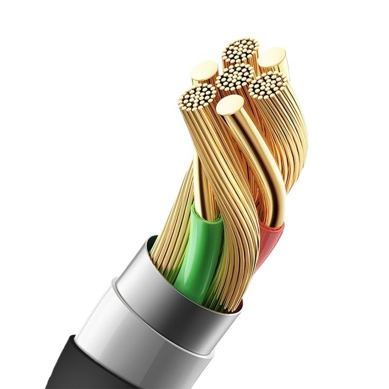Cavo USB C a C PD da 100 W ricarica rapida*/ing 8K Cavo di uscita video ad alta velocità trasferimento dati Dual Type C (1,5 m)