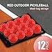 PHYSIZZ Pickleballs Pickleball Balls | Outdoor or Indoor Pickle Ball Set | USAPA Approve Pickleball (12 Red Outdoor Balls)