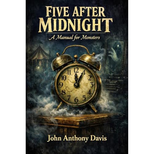 FIVE AFTER MIDNIGHT: A Manual for Monsters Audiolibro Por John Anthony Davis arte de portada
