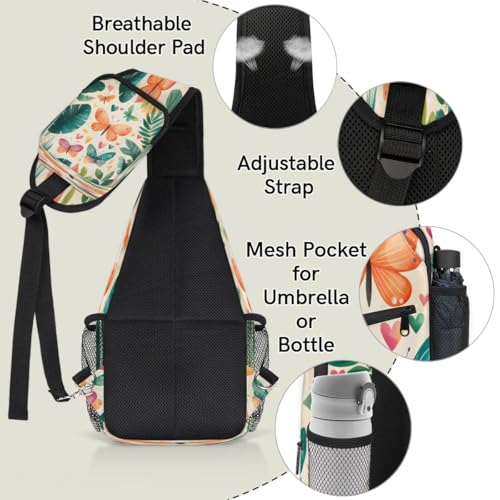 Morrales Sling Bag unisex para viaje y senderismo miniatura 4