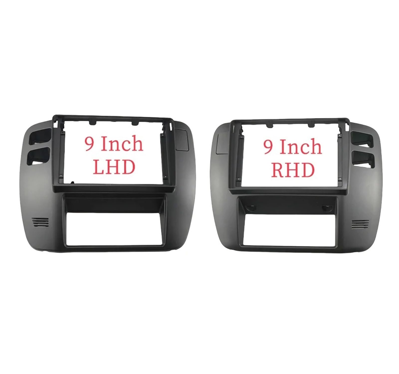 Mascherina Autoradio Cornice Stereo 9 Pollici per Nissan per Patrol (Y61) 1997+ Fascia Auto Pannello Radio Dash Kit Installazione Facia Console Lunetta Piastra Adattatore
