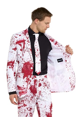 Suitmeister Men's Halloween Costume - Party Costume Suit - Slim Fit - Including Blazer, Pants and Tie4