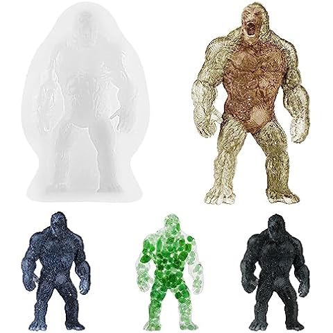 Kingkong Resin Molds Silicone, Silicone Mold for Resin, Casting Mold for DIY Kingkong Statue,Kingkong Toys for Boy's Gifts,Christmas Home Office Art Decor Cover