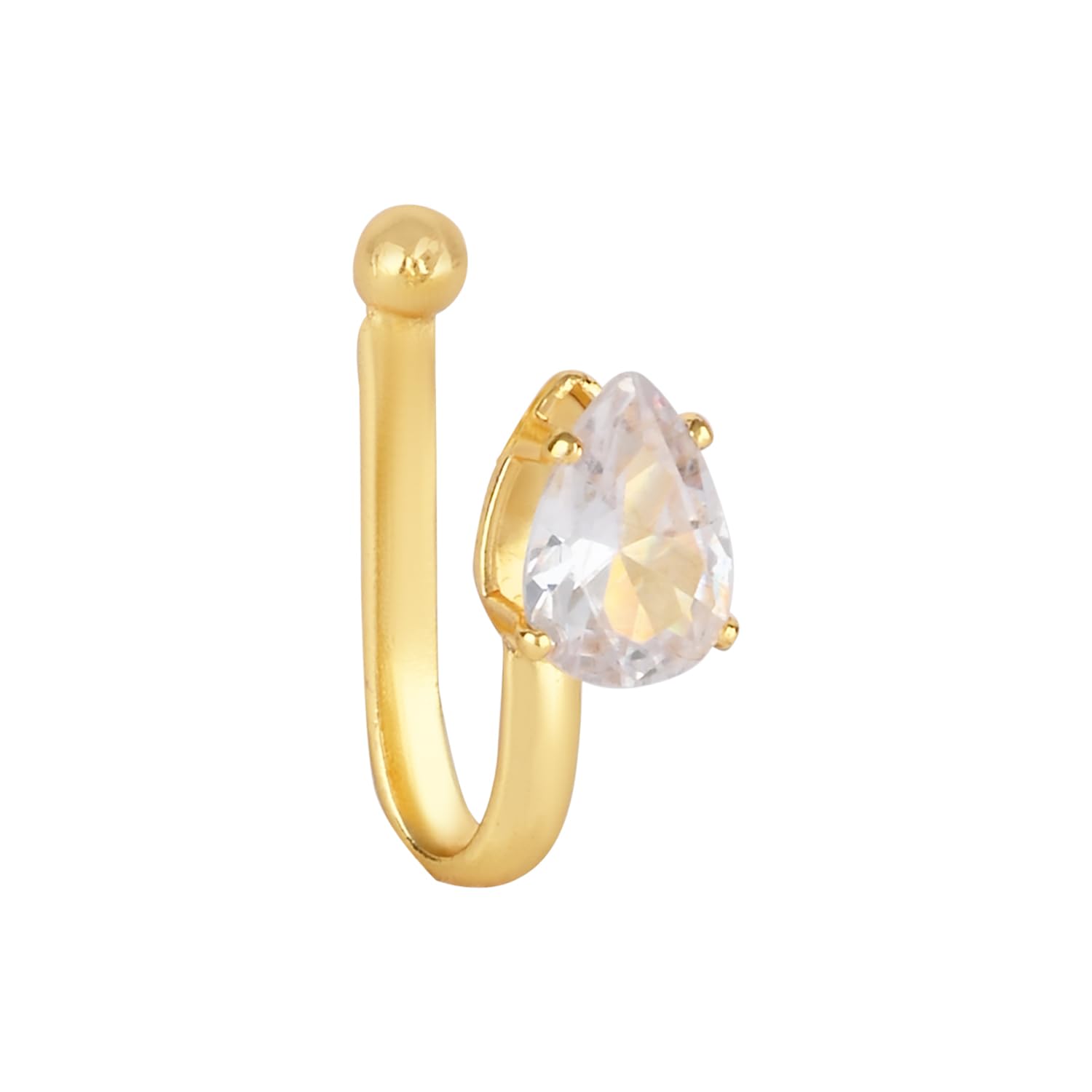 See full amazon price history chart for I Jewels Clip on Golden Nose pin without Hole Non Piercing Pressing Type Nose ring Stud for Women (NL79W) I Jewels Clip on Golden Nose pin without Hole Non Piercing Pressing Type Nose ring Stud for Women (NL79W) (B0DDH6RGKT) Amazon Price History, Amazon Price Tracker